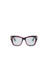 Dior Co S1i 25bb Havana Rosso Glasses In White
