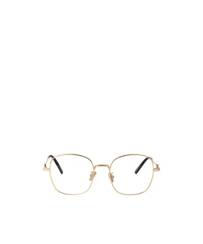 Dior Full-rimmed Glasses In Gold