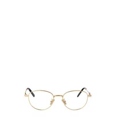 Dior Full-rimmed Glasses In Gold