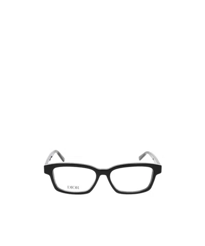Dior Full-rimmed Plano Lenses In Black