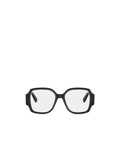 Dior Full-frame Non-prescription Glasses In Black