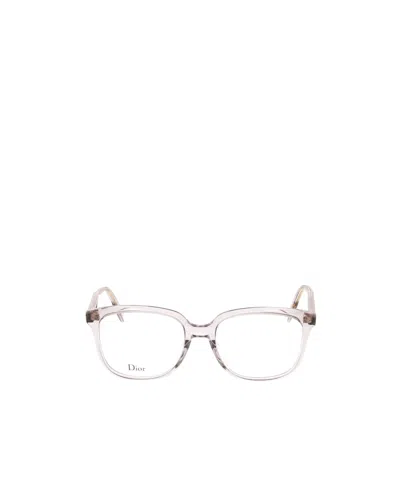 Dior Full-rim Non-prescription Glasses In Pink