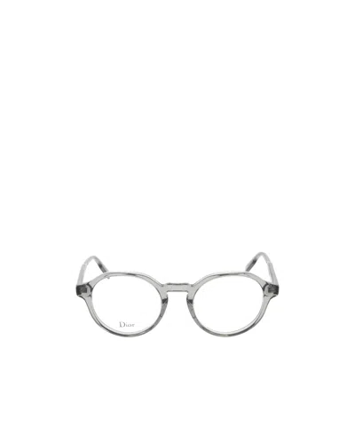 Dior Full-rimmed Plano Lenses In White
