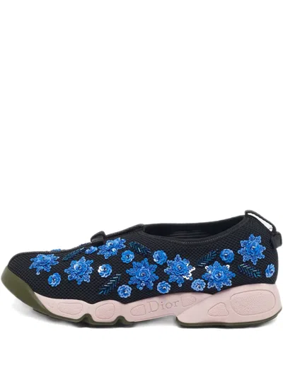 Pre-owned Dior Fusion Sneakers In Black