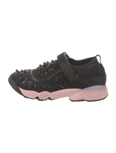 Pre-owned Dior Fusion Sneakers In Black