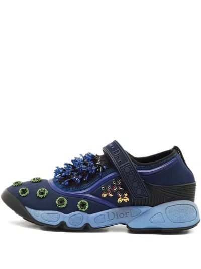 Pre-owned Dior Fusion Sneakers In Blue