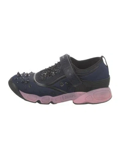 Pre-owned Dior Fusion Sneakers In Blue