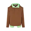 Dior Fw23 Nude & Neutrals Hooded Anorak For Men In Beige