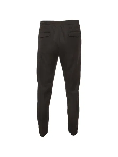 Pre-owned Dior Gabardine Zip-detail Track Pants In Black