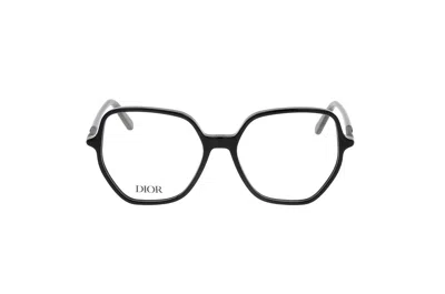 Dior Eyewear Geometric Frame Glasses In Black
