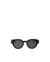 Dior Geometric Frame Sunglasses In Black