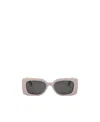 Dior Pacific S1u Rectangle-frame Sunglasses In Black