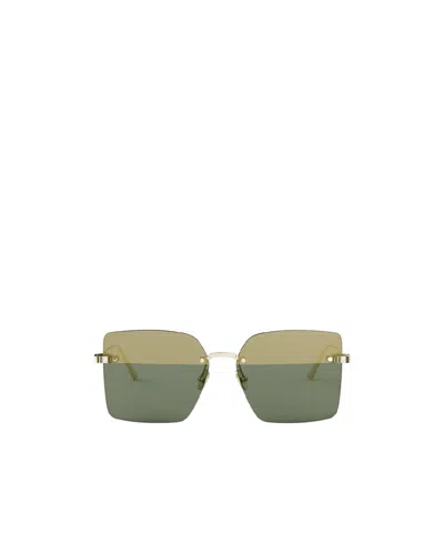 Dior Geometric Sunglasses In Blue