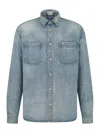 Dior Giacca-camicia Con Motivo A Quadri All'interno In Blue