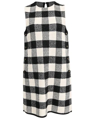 Pre-owned Dior Gingham Mini Dress, Size Fr, 34 (authentic Pre-loved)