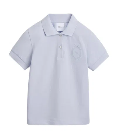 Dior Kids'  Girl's Cotton Pique Polo Shirt In Purple