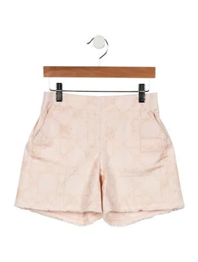 Pre-owned Dior Kids' Girls Cannage Shorts In Pink