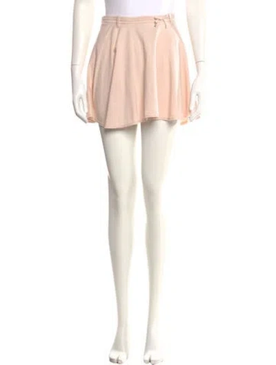Pre-owned Dior Glitter Accents Mini Skirt In Pink