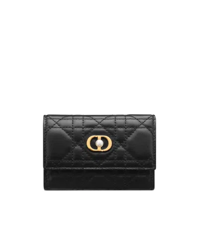 Dior Glycine  Jolie Wallet In Black