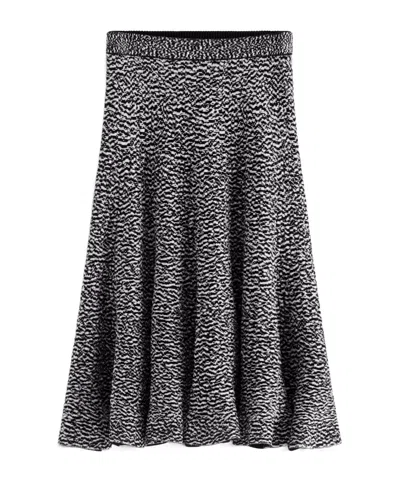 Dior Godet Miniskirt In Multi