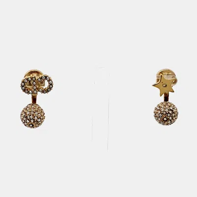 Pre-owned Dior Gold Tone Earrings