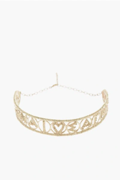 Dior Golden-effect Choker Necklace