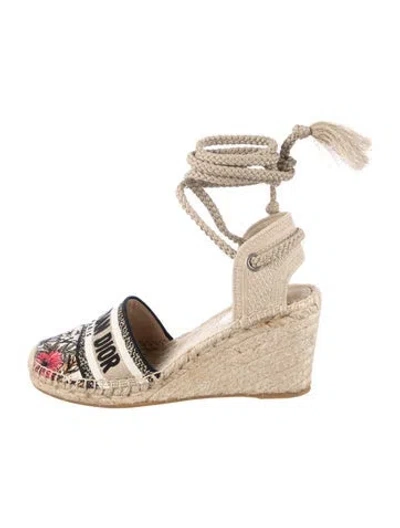 Pre-owned Dior Granville Canvas In Neutral