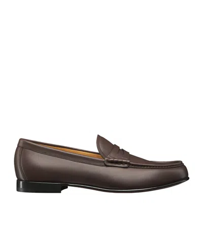 Dior Granville Flex Loafer In Brown