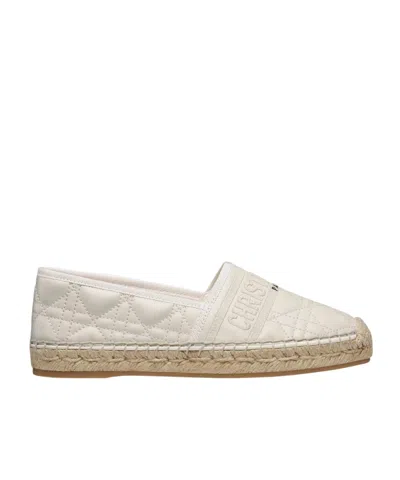Dior Granville Hemp Soled Plalls In White
