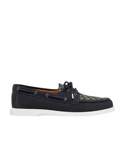 Dior Granville Lace-up Casual Shoes In Black