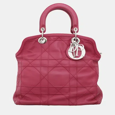 Pre-owned Dior Granville Pink Tote Bag