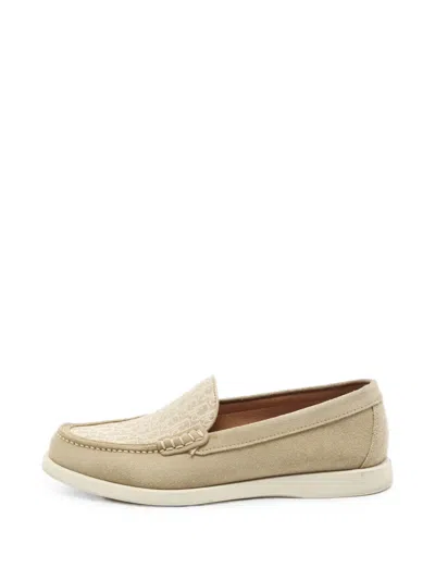 Pre-owned Dior Granville Slip-on Loafers In Neutrals