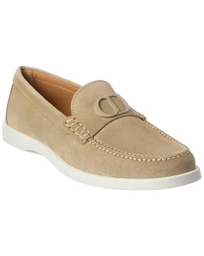 Dior Granville Suede Loafer In Brown