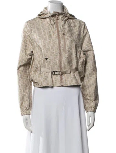 Pre-owned Dior Graphic Print Jacket In Neutrals