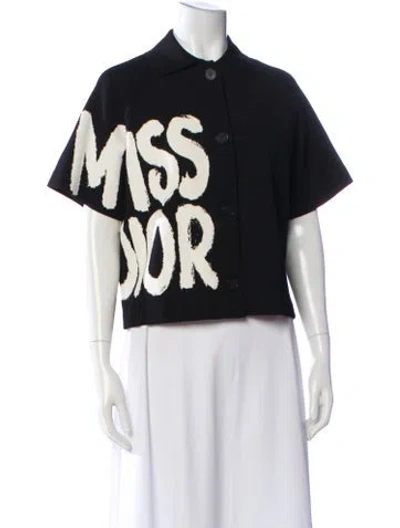 Pre-owned Dior Graphic Print Jacket W/ Tags In Neutral