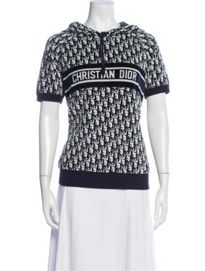 Pre-owned Dior Graphic Print Jacket In White