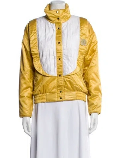 Pre-owned Dior Graphic Print Jacket In Yellow