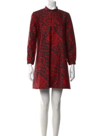 Pre-owned Dior Graphic Print Mini Dress In Multi