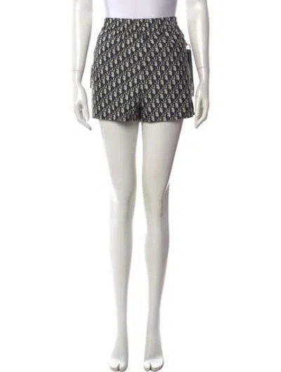 Pre-owned Dior Graphic Print Mini Shorts