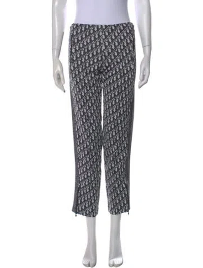 Pre-owned Dior Graphic Print Straight Leg Pants