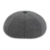 Dior Wool-blend Canvas Beret Hat With Prince Of Wales Motif In Grey