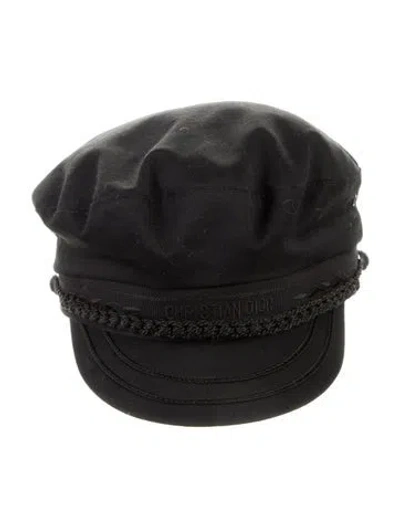 Pre-owned Dior Greek Fisherman's Cap In Black