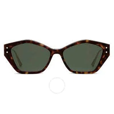 Dior Green Geometric Ladies Sunglasses Miss S1u Cd40107u 52n 56