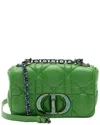 Dior Green Lambskin Soft Caro Small Bag (authentic Pre-loved) In Green