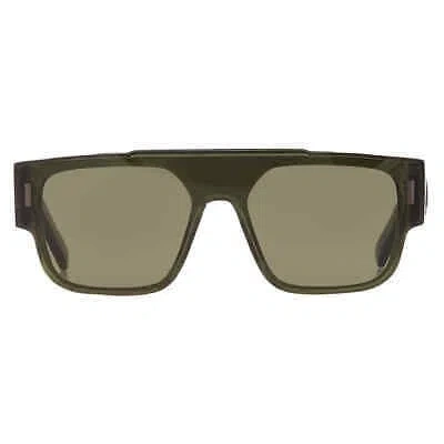 Pre-owned Dior Green Shield Men's Sunglasses Dm40034i 96n 00 Dm40034i 96n 00