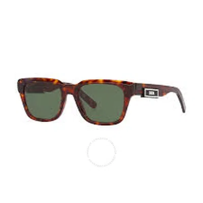 Dior Green Square Men's Sunglasses B23 S1i Dm40052i 52n 53 In Multi