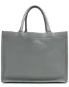 Dior Grey Calfskin Small Book Tote (authentic Pre-loved)