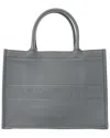 Dior Grey Canvas Book Tote Large (authentic Pre-loved)