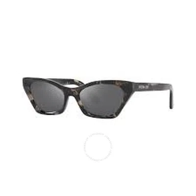Dior Grey Cat Eye Ladies Sunglasses Midnight B1i Cd40091i 55c 53 In Gray