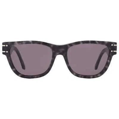 Pre-owned Dior Grey Cat Eye Ladies Sunglasses Signature S6u Cd40074u 20a 54 In Gray